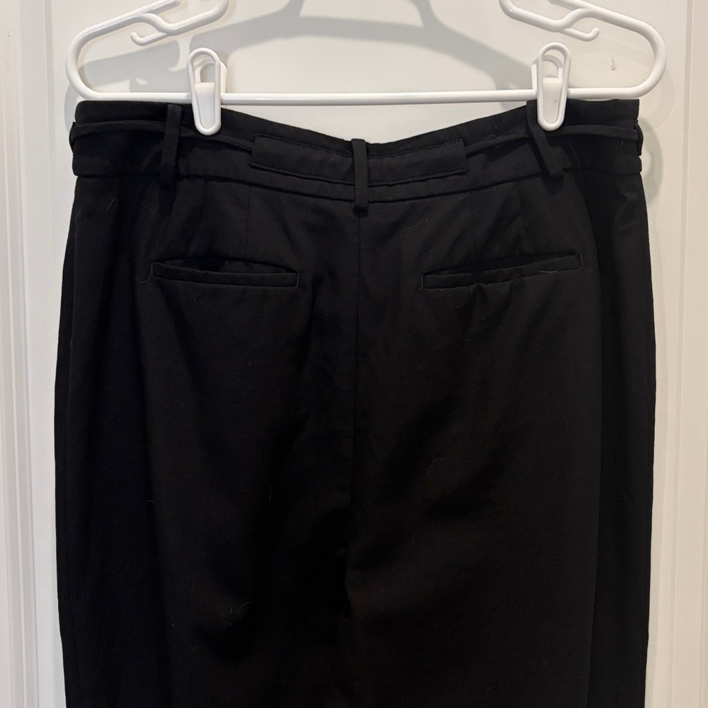 Talbots Black Drawstring Twill Pants - image 8